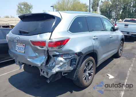 2016 Toyota Highlander Xle V6 from USA, damaged, VIN 5TDKKRFHXGS137684